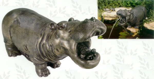 Hippo, statue or water feature
